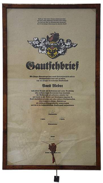 AS.DRUCK: Gautschbrief